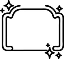 Rainbow Frames and Glitter concept as A border frame with rainbow frames and glitter leaving ample copy space symbolizing sparkle and celebration in Pride Month. vector