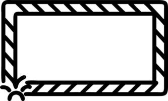 Rainbow Stripes and Celebration Icons concept as A border frame with rainbow stripes and celebration icons leaving ample copy space symbolizing joy and pride. in vector