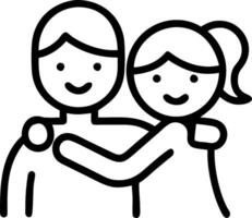 Rakhi and Brother Sister Hug concept as Rakhi bracelet with a brother sister hug and ample copy space representing the affectionate bond of Raksha Bandhan. in Ph vector
