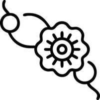Rakhi and Fragrant Incense concept as Rakhi bracelet with fragrant incense and ample copy space symbolizing the aromatic and festive traditions of Raksha Bandhan vector