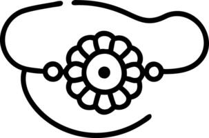 Rakhi and Traditional Thali concept as Rakhi bracelet with a traditional Thali and ample copy space symbolizing the rituals and offerings of Raksha Bandhan. in P vector