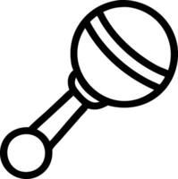 Rattle icon with copy space on a blue background concept as A image of a rattle icon with ample copy space on a blue background perfect for baby toys and vector