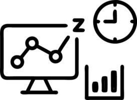 Real Time Data Monitoring concept as Real time data monitoring tools are used to optimize business operations and respond to market demands. in Photo Stock Conce vector
