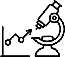 Researcher with Microscope and Data concept as A researcher using a microscope and analyzing data set against a dreamy background offering ample space for text o vector
