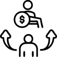 Retirement symbol with copy space for project planning concept as An artistic rendering of a retirement symbol with spacious copy space suitable for project plan vector