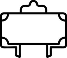Retirement symbol with copy space for project planning concept as An artistic rendering of a retirement symbol with spacious copy space suitable for project plan vector