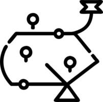 Roadmap illustration with blank area for customizable text concept as A creative depiction of a roadmap illustration featuring a blank area for customizable text vector