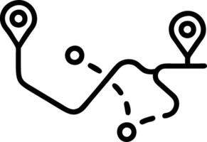Roadmap symbol with copy space for design projects concept as An artistic rendering of a roadmap symbol with spacious copy space suitable for design projects rel vector
