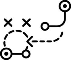 Roadmap symbol with copy space for design projects concept as An artistic rendering of a roadmap symbol with spacious copy space suitable for design projects rel vector