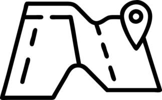 Roadmap symbol with copy space for design projects concept as An artistic rendering of a roadmap symbol with spacious copy space suitable for design projects rel vector