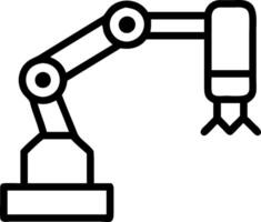 Robotic arm and a logistics software symbolizing warehouse automation and integration in double exposure with copy space. concept as A robotic arm blended with l vector
