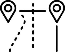Roadmap symbol with space for text on a blue background concept as A sleek roadmap symbol with ample space for text on a blue background suitable for illustratin vector