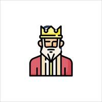 King of kings icon illustration vector
