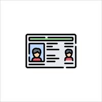 A person is looking at a computer screen with a person in the background vector