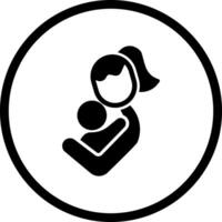 Mother and Child Icon Design vector