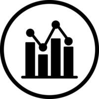 Bar Chart Icon Design vector