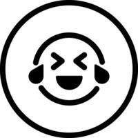 Face with Tears of Joy Icon Design vector