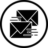 Sent Mail Icon Design vector