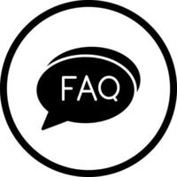 FAQ Section Icon Design vector