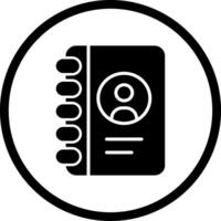 Contact List Icon Design vector