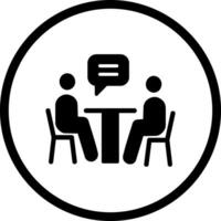 News Interview Icon Design vector