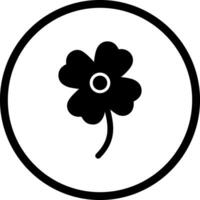Four Leaf Clover Icon Design vector
