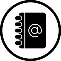 Address Book Icon Design vector