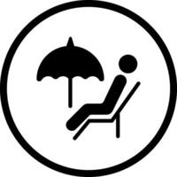 Relaxing Day Icon Design vector
