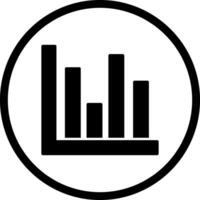 Bar Chart Icon Design vector
