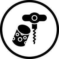 Wine Cork Icon Design vector