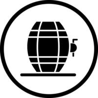 Wine Barrel Rack Icon Design vector