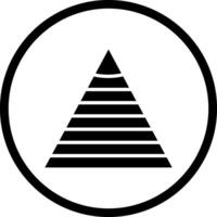 Pyramid Graph Icon Design vector