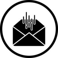 Mail Sorting Icon Design vector
