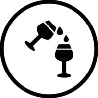 Wine Sip Icon Design vector