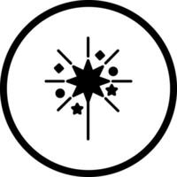 Sparklers Icon Design vector