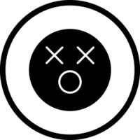 Dizzy Face Icon Design vector