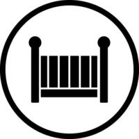 Nursery Cots Icon Design vector