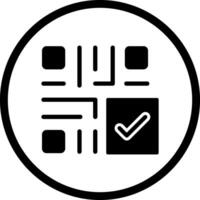 QR Code Checkout Icon Design vector