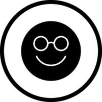 Nerd Face Icon Design vector