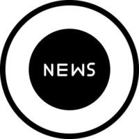 News Icon Icon Design vector