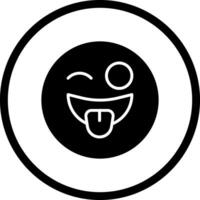 Zany Face Icon Design vector
