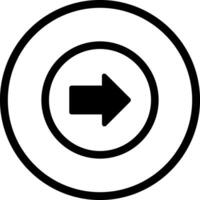 Right Arrow Icon Design vector