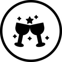Wine Party Icon Design vector