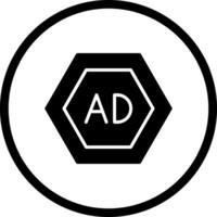 Ad Blocker Icon Design vector