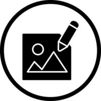 Photography Editing Icon Design vector