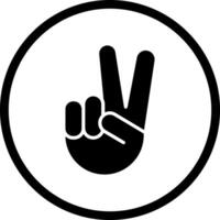 Victory Hand Icon Design vector