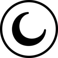 Moon Icon Design vector