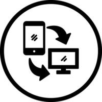 Synchronization Icon Design vector