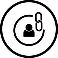 Contact Links Icon Design vector