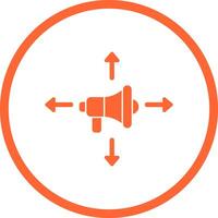Ad Campaign Icon Design vector
